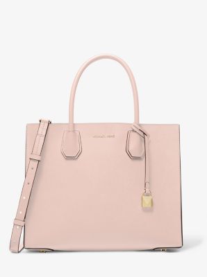 michael kors tote leather