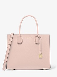 Mercer Large Saffiano Leather Tote Bag - SOFT PINK - 30S0GM9T7L