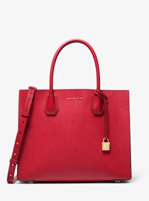michael kors large red tote