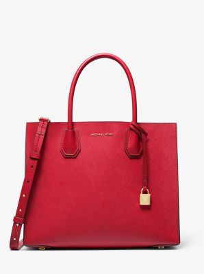 Mercer Large Saffiano Leather Tote Bag | Michael Kors