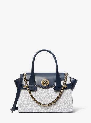 mk belted collection satchel bag