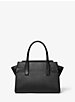 Carmen Small Saffiano Leather Belted Satchel image number 3