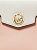 Carmen Small Color-Block Saffiano Leather Belted Satchel image number 4
