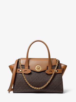 Leather Belted Satchel | Michael Kors