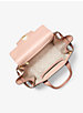 Grand sac à main Carmen en cuir Saffiano à blocs de couleurs et à ceintures image number 1