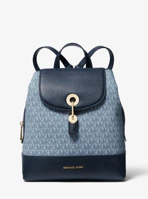 Michael kors 2025 raven leather backpack