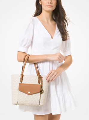Jet Set Medium Logo Pocket Tote Bag | Michael Kors [US]