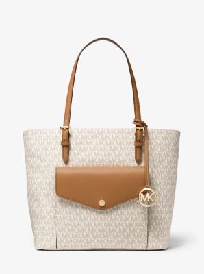 michael kors beige tote bag