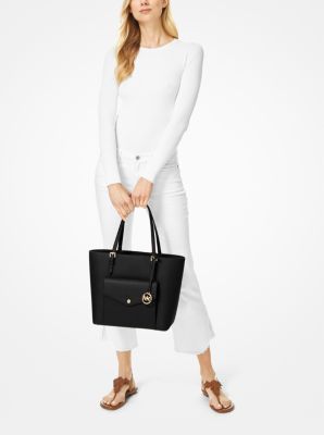 Michael kors jet set large pocket on sale tote