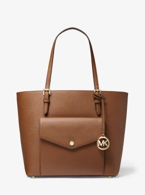 michael kors jet set large embellished leather tote