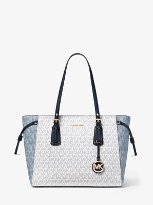 Voyager Medium Color-Block Logo Tote Bag | Michael Kors