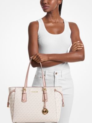 michael kors voyager medium logo tote