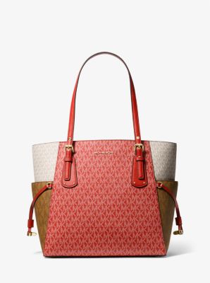 Michael kors color block tote sale