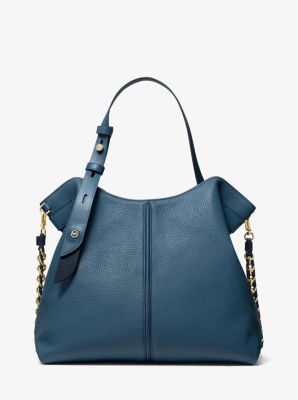 Michael kors downtown astor large pebbled leather shoulder bag sale