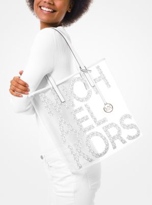 Michael Kors Large Graphic Logo Print Clear Tote Bag – Trend4friends
