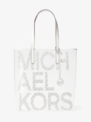 The Michael Large Graphic Logo Clear Tote Bag | Michael Kors