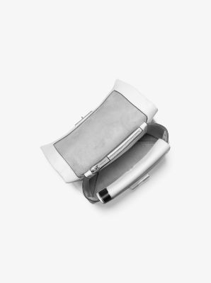 Cece Medium Painterly Stripe Leather Shoulder Bag