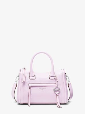 Carine small 2024 pebbled leather satchel