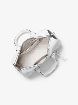 Carine medium 2024 logo satchel