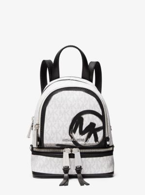 michael kors rhea mini logo backpack