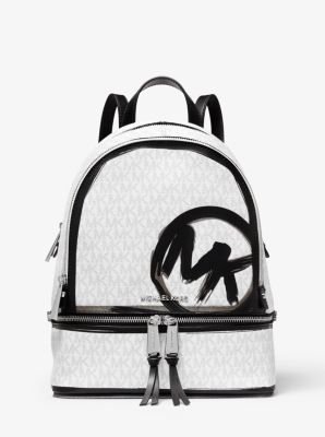 Michael Kors Rhea Medium Logo Backpack 
