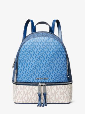 michael kors blue backpack