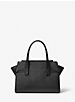 Carmen Small Saffiano Leather Belted Satchel image number 3