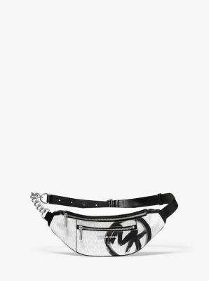 Michael kors medium on sale logo belt bag