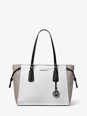 michael kors voyager medium logo tote