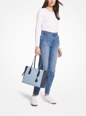 Michael kors two discount tone tote bag