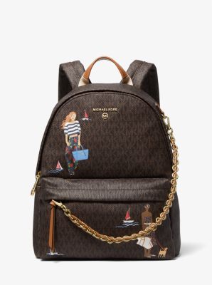 jet set logo backpack