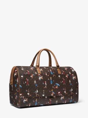 jet set travel large leather weekender