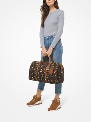 Michael Kors Jet Set Girls Travel Top Zip Weekender Duffle Bag