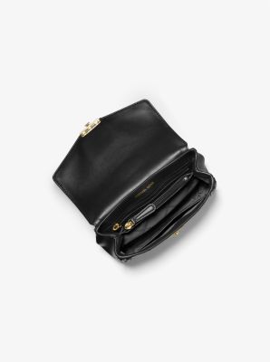 Michael Kors Soho Small Chain Shoulder Handbag Leather Black, Mini Bag
