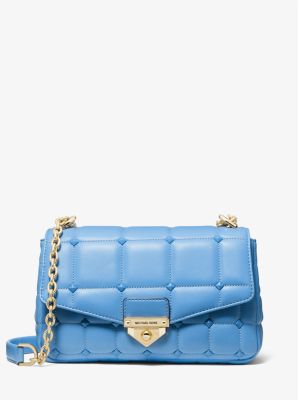 SoHo Large Studded Quilted Leather Shoulder Bag