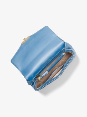 Schultertasche Soho Large aus abgestepptem Leder mit Nieten image number 1