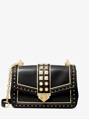 SoHo Large Studded Leather Shoulder Bag image number 0