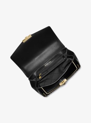 SoHo Large Studded Leather Shoulder Bag