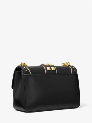 SoHo Large Studded Leather Shoulder Bag