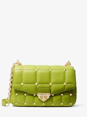 Michael Kors Jet Set Lime Green Saffiano Leather Bag - Earth Luxury