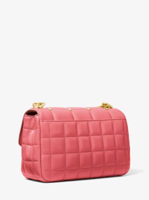 Schultertasche Soho Large aus abgestepptem Leder mit Nieten image number 2