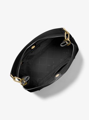 Amy Large Pebbled Leather Shoulder Bag