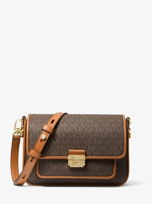 Michael Kors Bradshaw Medium Color-Block Graphic Crossbody Bag