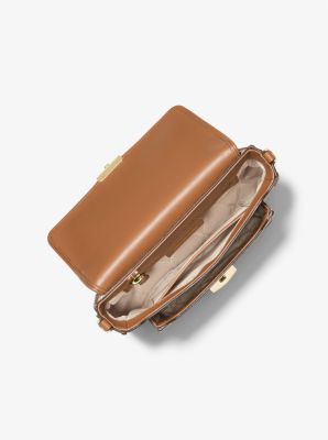 Bradshaw Medium Logo and Leather Messenger Bag image number 1