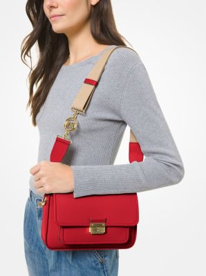 Leather Bag Red Red Leather Shoulder Bag Bag With Strap -  Canada