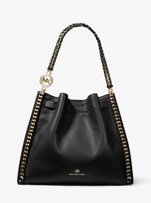 Michael kors black best sale shoulder bag