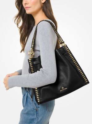 Michael Kors Women's Mina Small Chain Crossbody Bag - Black - Shoulder Bags