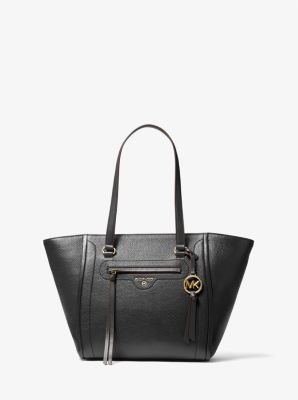  Michael Kors Voyager Small Pebbled Leather Tote Bag (Dk Berry)  : Clothing, Shoes & Jewelry