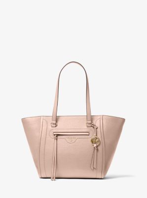 Carine Medium Pebbled Leather Tote Bag | Michael Kors