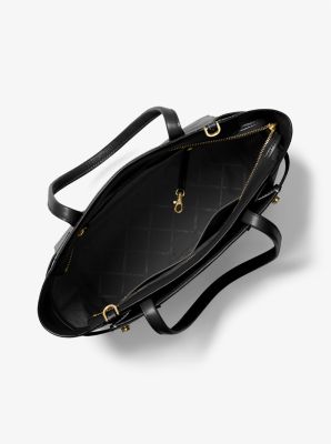 Michael Kors Carmen Large Tote Bag - Black/Gold